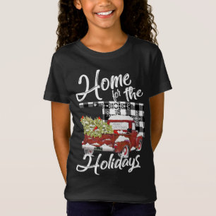 Camiseta Red Truck Holidays Oklahoma Country Farmhouse Chri