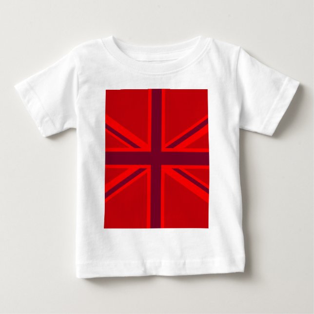 Camiseta Red Version British Union Jack Decor (Frente)