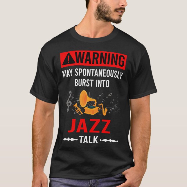 Camiseta Red Warning Jazz (Frente)