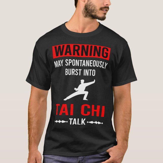 Camiseta Red Warning Tai Chi (Frente)