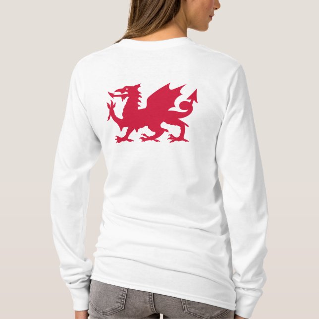 Camiseta Red Welsh Dragon (Verso)