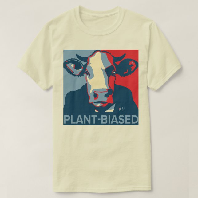 Camiseta Red White and Blue Pop Art Inspired Cow Tshirt (Frente do Design)