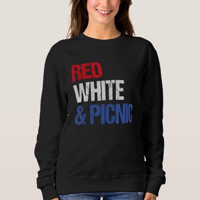 Camiseta Red White and Picnic  4th of July (Frente)