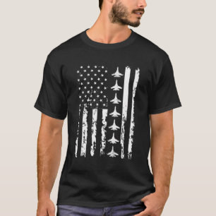 Camiseta Red White Blue Usa Bandeira Patriótica Jatos 4