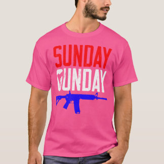 Camiseta Red White E Blue Distúrbios Domingo Gun