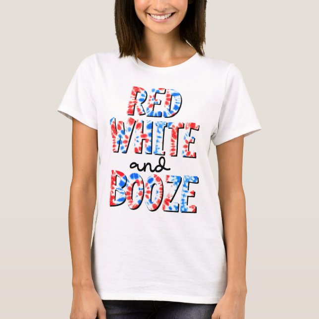 Camiseta Red White e Booze Patriótico (Frente)