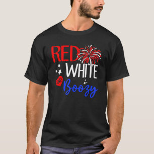 Camiseta Red White e Boozy 4 de julho Usa Jesus Patriótico