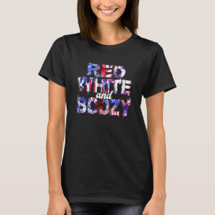 Camiseta Red White E Boozy Tie Dye American Flag Patrioti