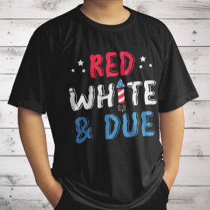 Camiseta Red White E Devido, Presentes De Anúncio De Gravid