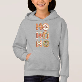 Camiseta Red White Ho Ho Ho Ho Gingercake Natal