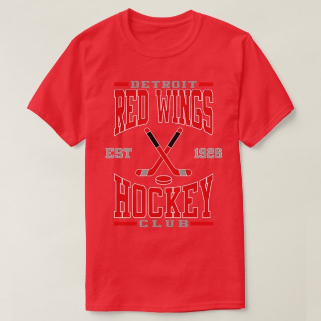 Camiseta Red Wings Hockey Club (Frente do Design)