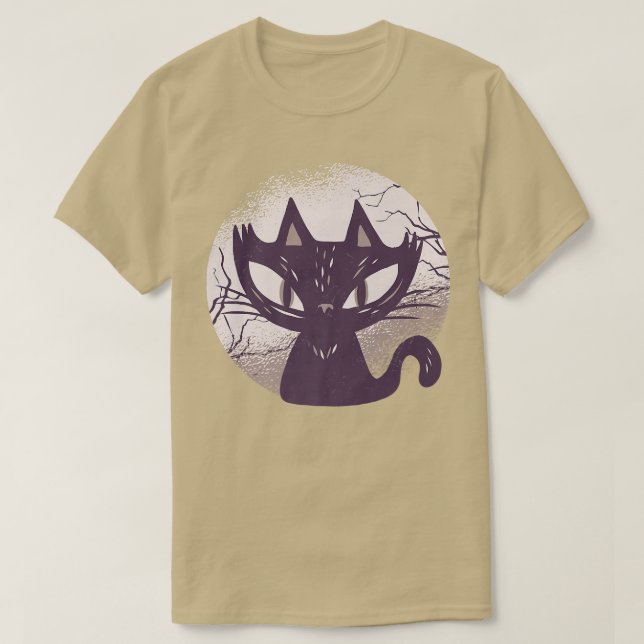 Camiseta Red Witch Cat 569 (Frente do Design)