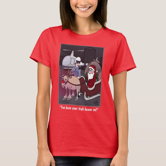 Camiseta Red Women's High Beams (Frente)