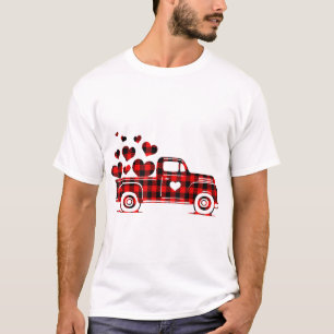 Camiseta Red Xadrez Caminhão Feliz Dia dos Namorados 2023 C