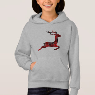 Camiseta Red Xadrez Reindeer Natal