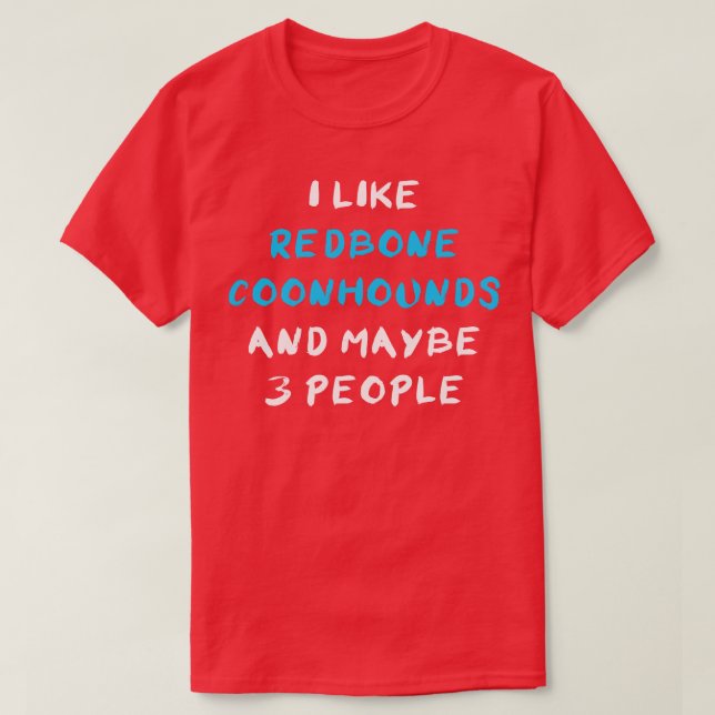 Camiseta Redbone Conhound 1 (Frente do Design)