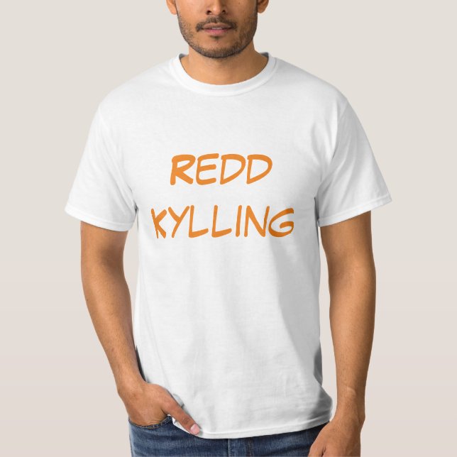 Camiseta Redd Kylling, frango com medo em norueguês (Frente)