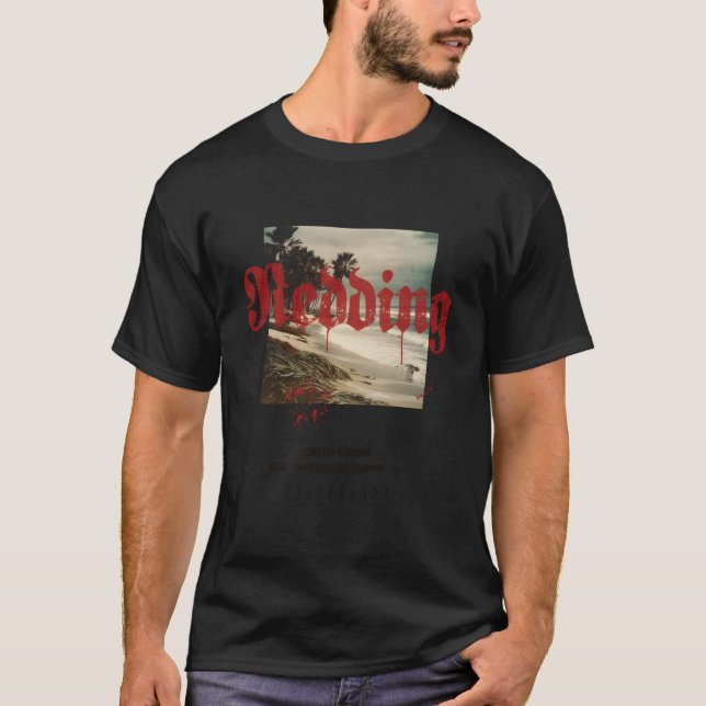 Camiseta Redding Califórnia Ca Tatuagem Praia Surf (Frente)