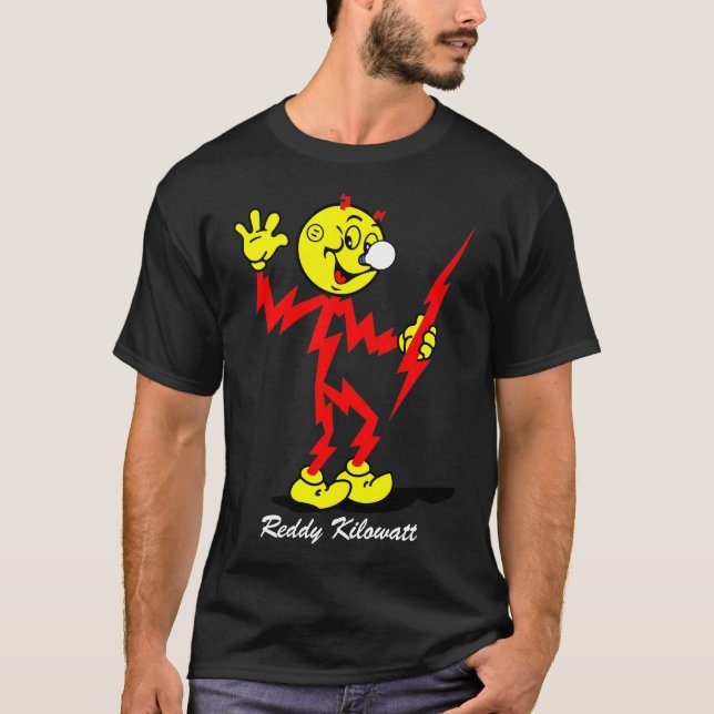 Camiseta Reddy Kilowatt Muito Divertida (Frente)