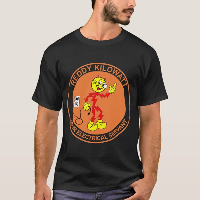 Camiseta Reddy Kilowatt Muito Divertida (Frente)