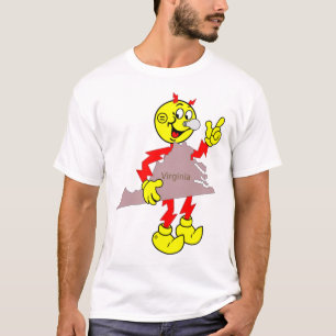 Camiseta Reddy Kilowatt Virginia Muito Divertido