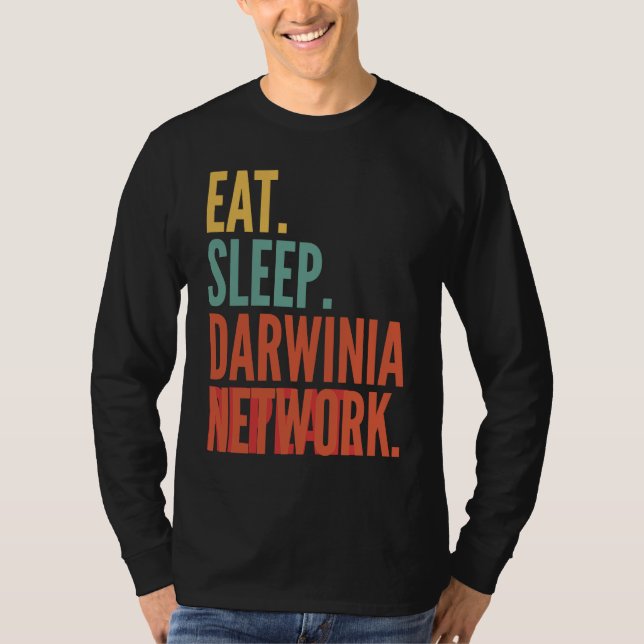 Camiseta Rede Darwinia Crypto Comer Dormir Rede Darwinia (Frente)