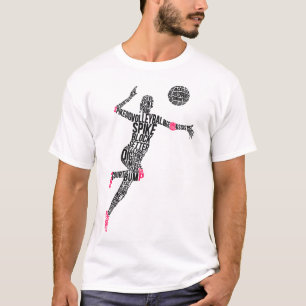 Camiseta Rede de Bombardeamentos em Bloco de Voleibol Ace