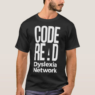Camiseta Rede de leitura de código Dislexia