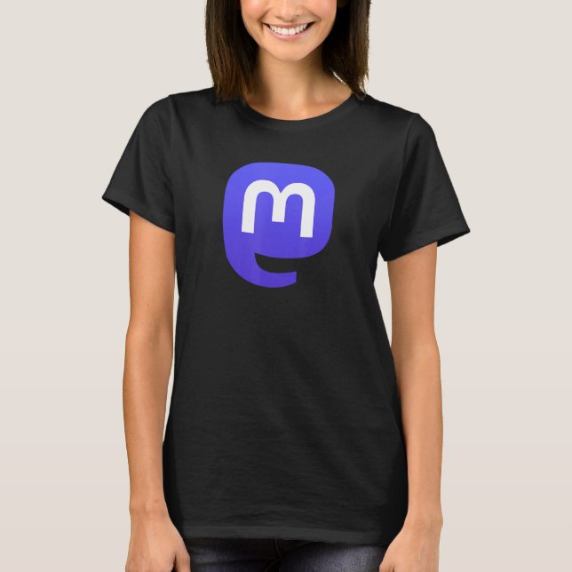 Camiseta Rede Social e Microb Hospedadas pelo Mastodon (Frente)