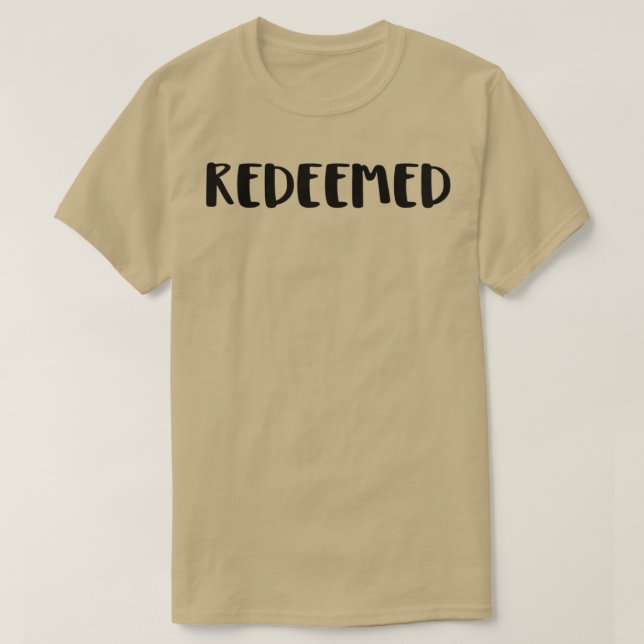 Camiseta Redeemed 1 (Frente do Design)