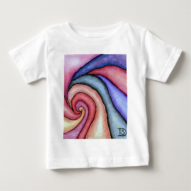 Camiseta Redemoinho de Aquarela (Frente)