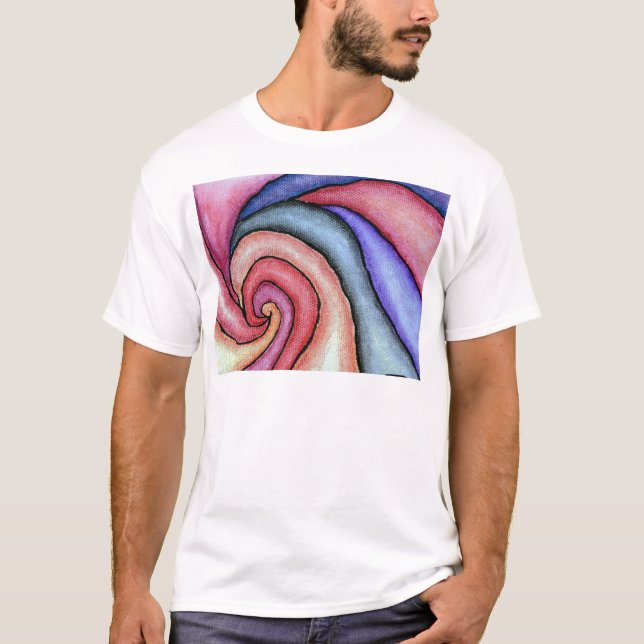 Camiseta Redemoinho de Aquarela (Frente)