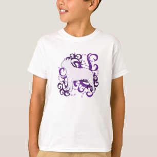 Camiseta Redemoinho roxo Boston Terrier