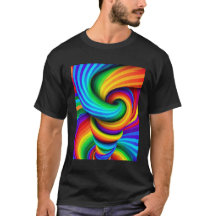 Redemoinho Vortex Torcido Arco-íris - Ilusão Óptic