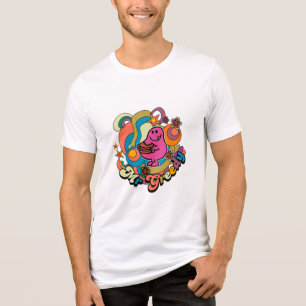 Camiseta Redemoinhos coloridos & estrelas do Sr. Ávido  