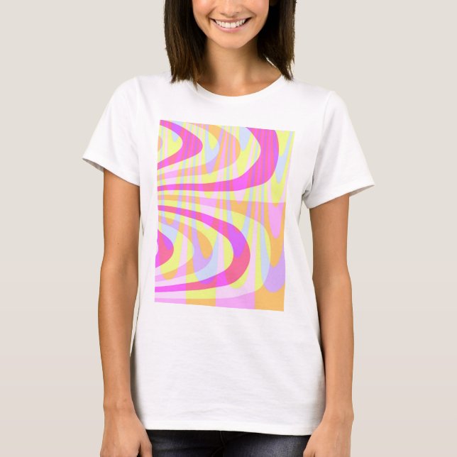 Camiseta redemoinhos dos anos 70 (Frente)