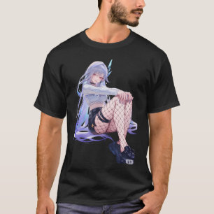 Camiseta Redes de Peixes Skirk Genshin Impact