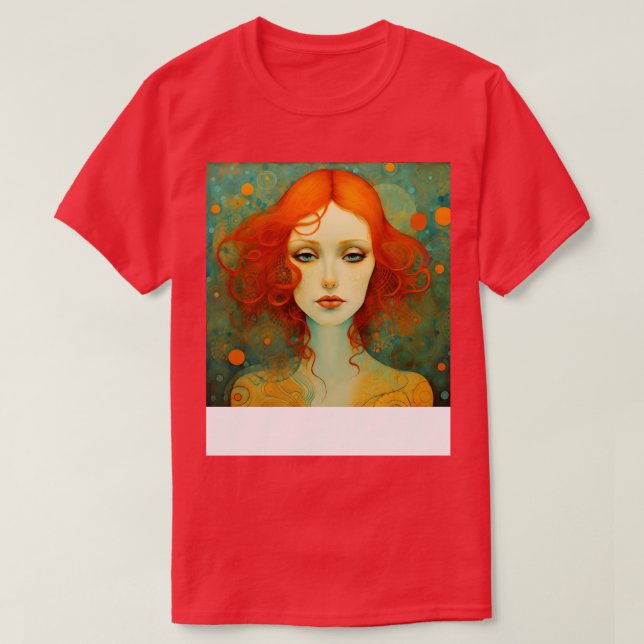 Camiseta Redhead surreal 3 (Frente do Design)