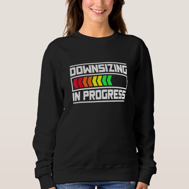 Camiseta Redimensionamento Em Andamento Perda De Peso (Frente)