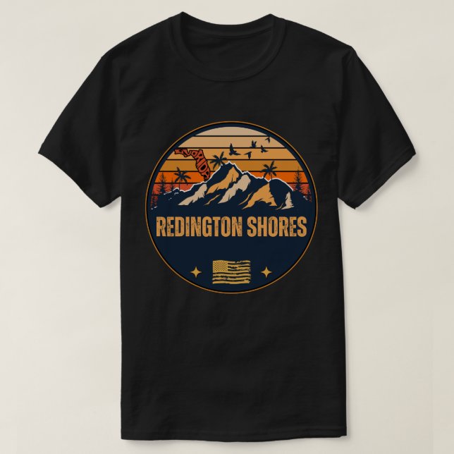 Camiseta Redington Shores, Flórida  (Frente do Design)