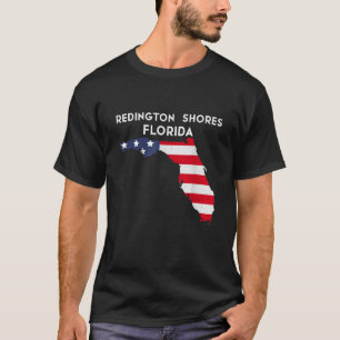 Camiseta Redington Shores Florida EUA State America Viagem