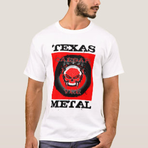 CAMISETA REDSKULLZAZ, TEXAS, METAL