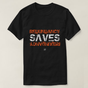 Camiseta Redundancy nerd piada v1