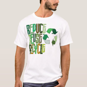 Camiseta Reduza o reciclar reusar