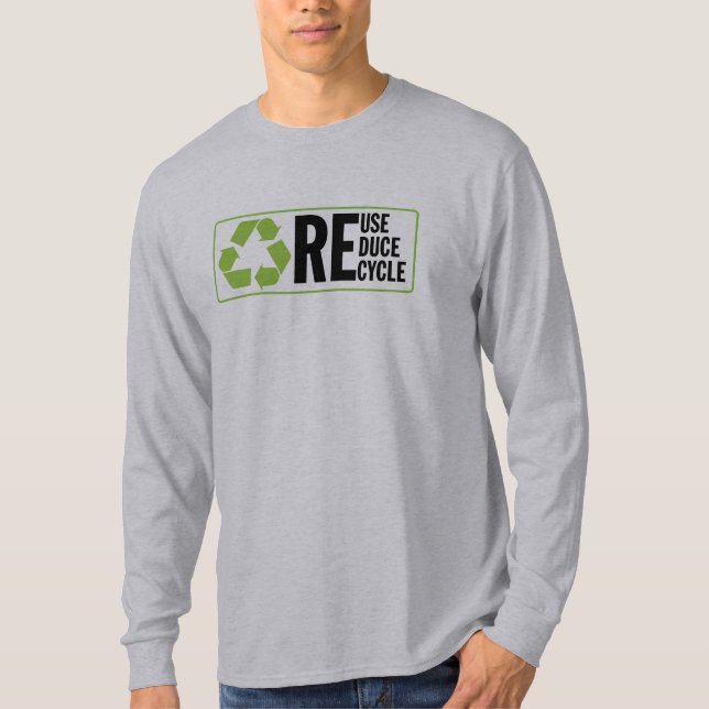 Camiseta Reduza o reciclar reusar (Frente)