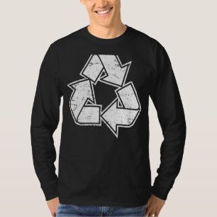 Camiseta Reduza o simbolo de Reciclagem de Sinal de Recicla