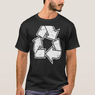 Camiseta Reduza o simbolo de Reciclagem de Sinal de Recicla