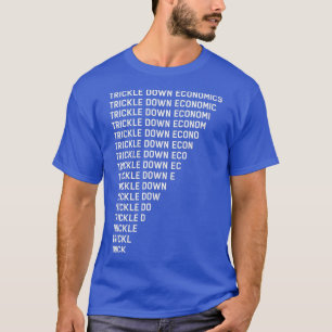 Camiseta Reduzir a economia - mão de obra