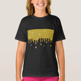 Camiseta Reduzir o Efeito Dourado da Glitter e as Sparkles