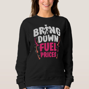 Camiseta Reduzir Os Preços Dos Combustíveis Bombeiam Gás Ga